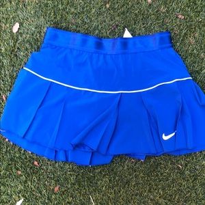 Royal blue Nike tennis skirt size small
